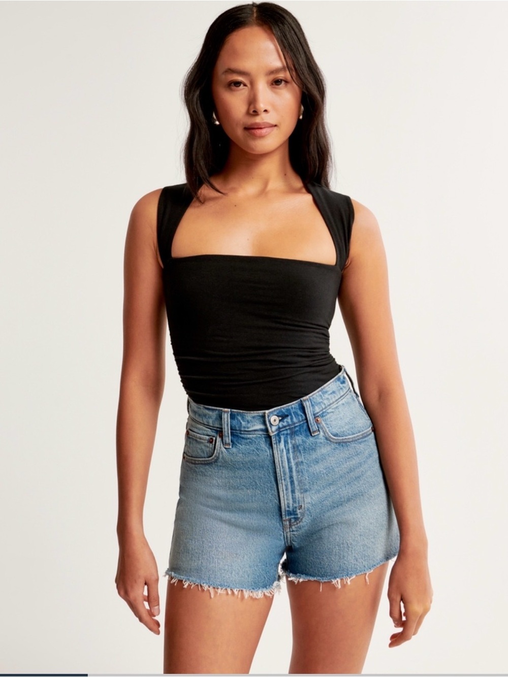 Abercrombie & Fitch Black Ava Top